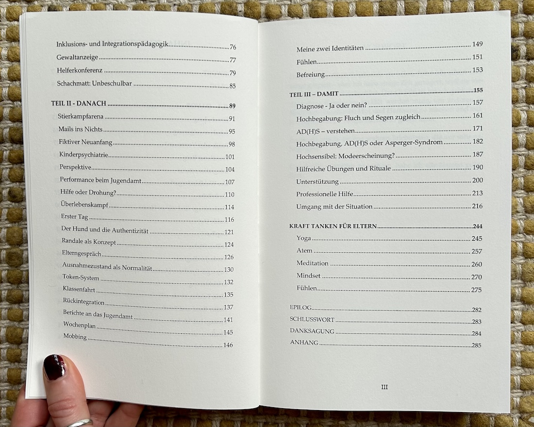 Buch Besonders Inhalt